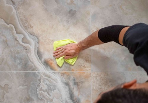 How to Clean up Spills and Excess Sealer on Ceramic Tile